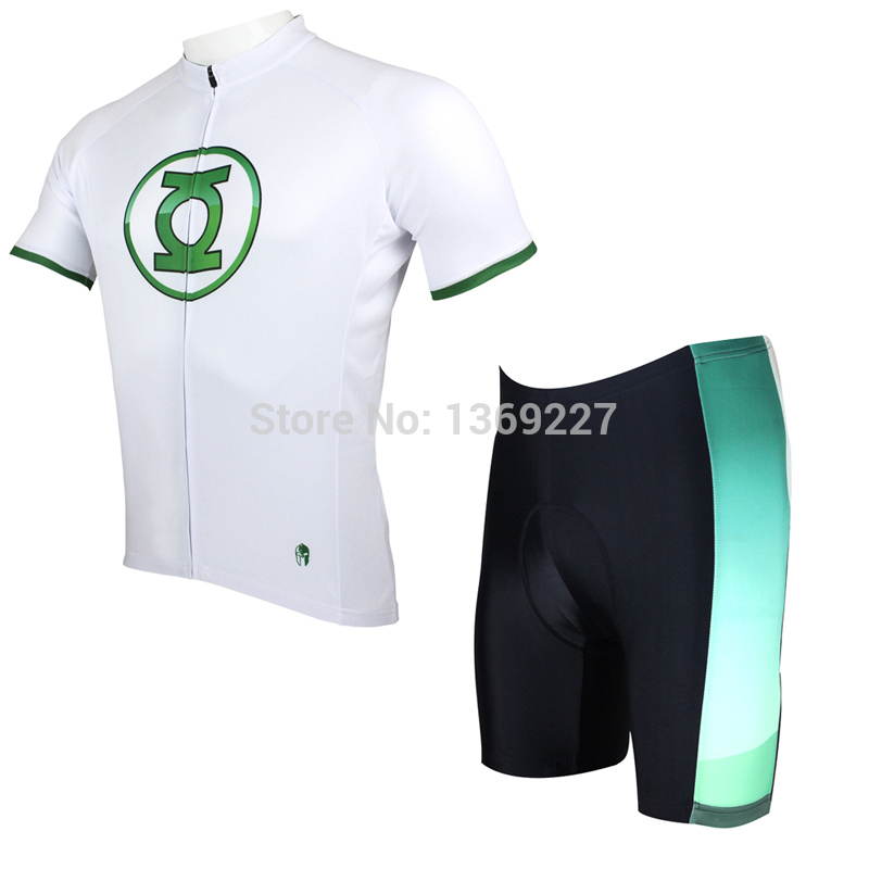   ׸      ̴ Ƿ Paladinsport  S-3XL ¸   /Hot sale Green Lantern Mens cycling jersey sets Biking Rider Apparel Paladi